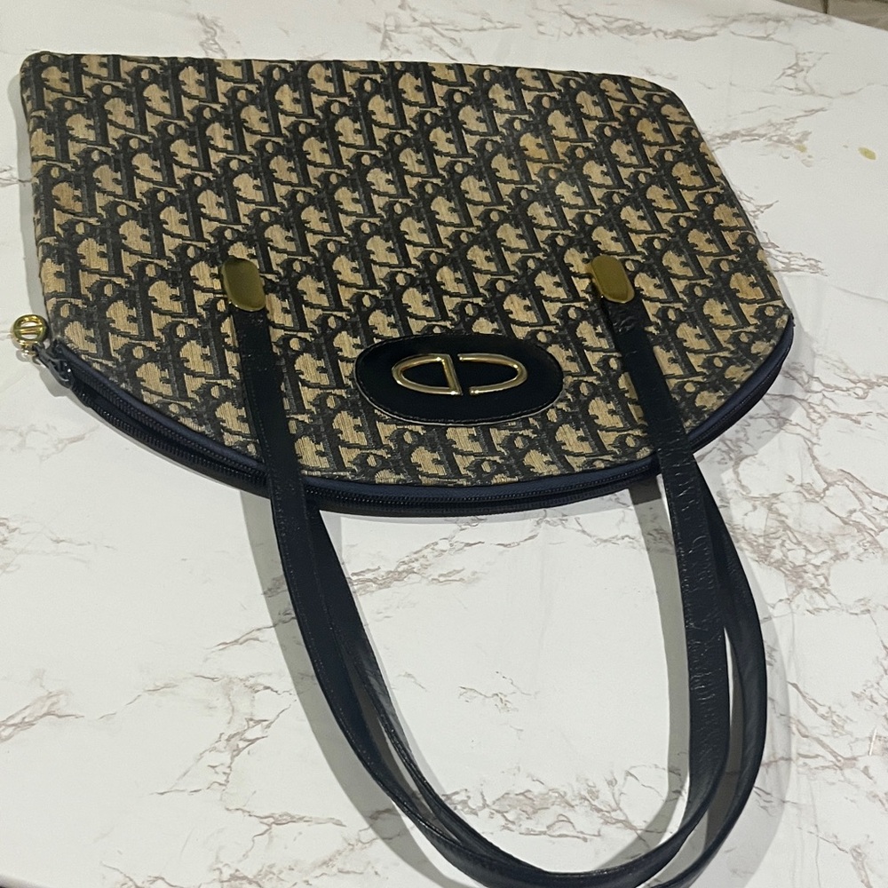 Good condition vintage Dior trotter shoulder bag